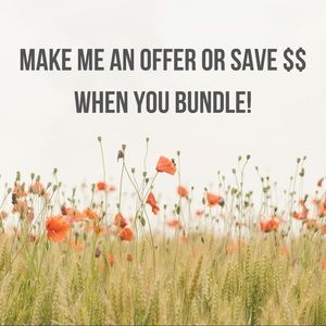 Make me an offer or save $$ when you bundle!